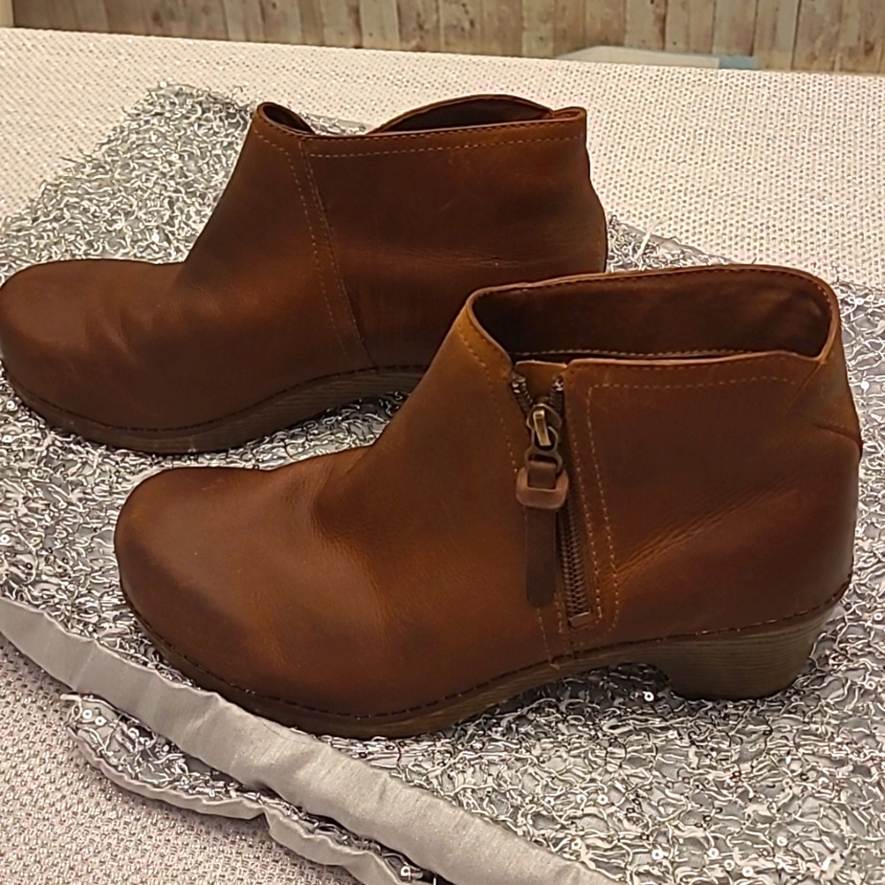 Dansko Brown Booties
